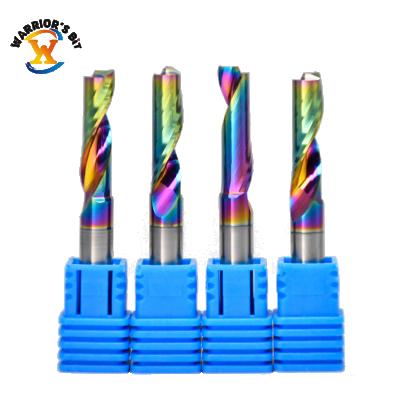 China Carbide Single Flute Solid Carbide End Mill Cut For Aluminum With 6mm CNC Router Bit for sale