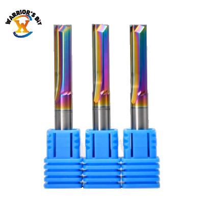 China Solid Carbide Two Flutes Cemented Carbide Tool Bits Straight Bit For Cutting MDF for sale