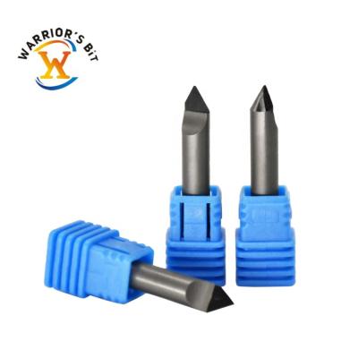 China PCD PCD Diamond And Diamond V Bit For Marble Stone Diamond Engraving Bits For Stone Engraving for sale