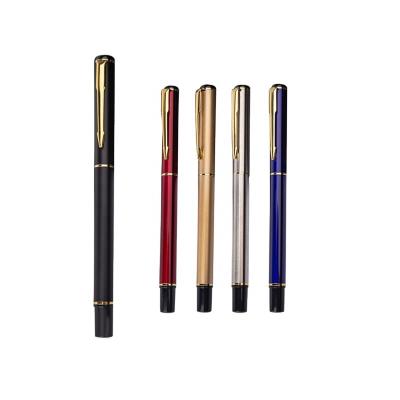 China Promotional Pen Business Metal Gel Roller Stainless Steel Promotional Pen Luxury Gift Fountain Pen for sale