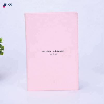 China Hardcover 2018 Promotional Pink Color White Paper Notebook For Her for sale