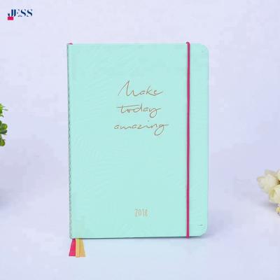 China Custom Hardcover Paper Cover Hardcover Agenda Notebook for Office for sale