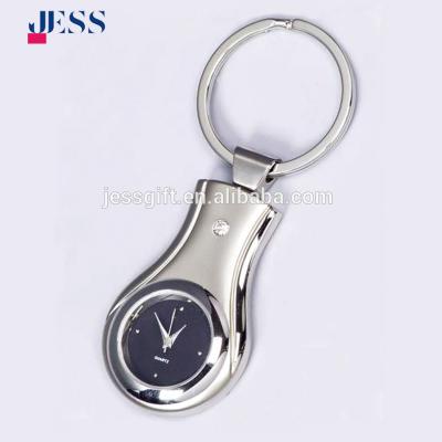 China High Quality Promotional Customized Stainless Steel Metal Clock Key Chain Metal Key Chain for sale