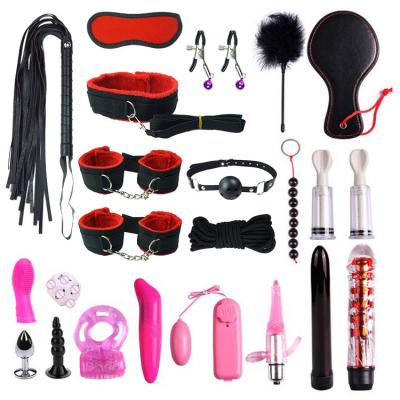 China Wholesale SacKnove 22 PCS Bdsm Bondage Game SacKnove 22 PCS Bondage Game Fetish Restraint Fetish Game Homosexual Adult Sex Toys Bondage Kit Suit Handcuffs Sex Toys for sale