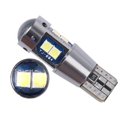 China Canbus Canbus LED T10 3030 Lens 10SMD LED Nonpolarity DC 12-24V Constant Current No Error for sale