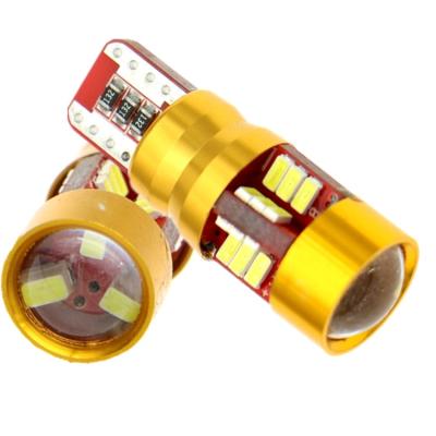 China Clearance/Door/License Plate/Fit Light Canbus 194 W5W T10 3014 Lens 27SMD Led Decoding Bulb DC 12V No Error for sale