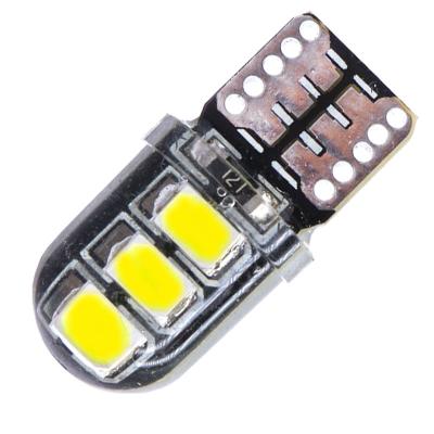 China Clearance/Door/License Plate/Instrument Light 6W Canbus T10 2835 6SMD Led Bulb DC 12V Clearance Light Ice Blue White Yellow for sale