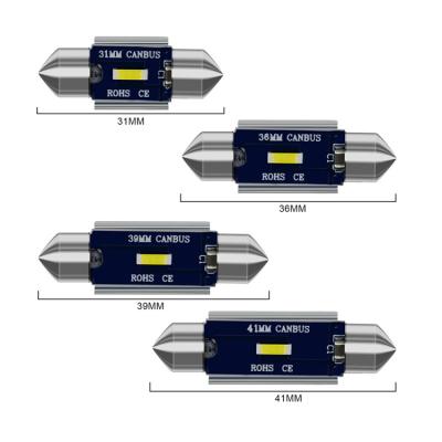 China Canbus Festoon LED CANBUS 1860 Chips 1SMD C5W Auto Dome Light 31mm 36mm 39mm 41mm for sale