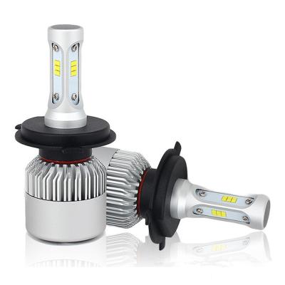 China CSP Chips + Aviation Aluminum CSP Hi-Low Driver-Beam H4 Headlight Bulb S2 Factory Car Light H13 9004 9007 for sale