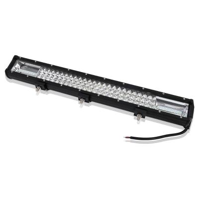 China Car 324W Cast Aluminum Roof Top Light Bar 57CM 23 Inch LED Strip Flood Spot Beam for sale