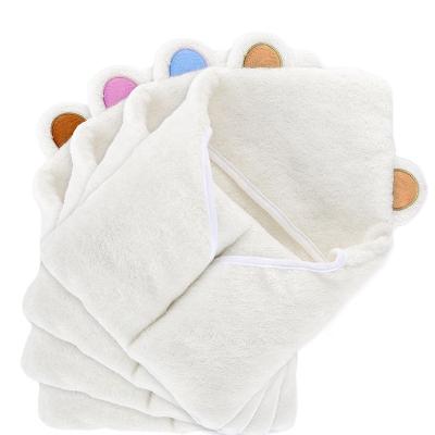 China Supplier Bamboo Anti-pilling Hooded Baby Blanket Hooded Blanket for sale