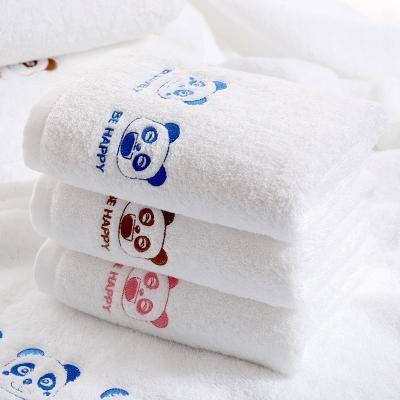 China Compressed Super Soft Cloth Baby Wash Personalized Square Terry Face Cloths Bath Towel for sale