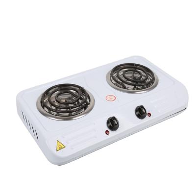 China Easily Cleaned 2022 Hot Selling Electric Coil Double Burner Electric Oven Hot Plate Portable Electric Oven for sale