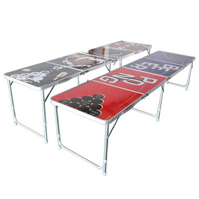 China Custom Table Portable Outdoor Folding Travel Camping Table Size Easy Carry Picnic Beer Table Adjustable Table for sale