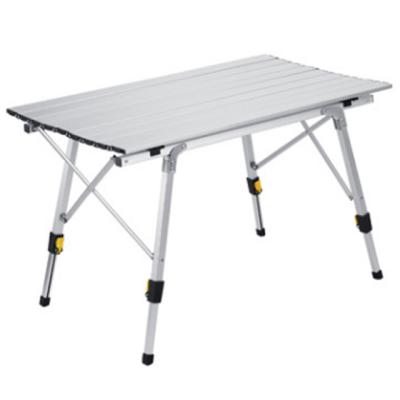 China High Quality Modern Portable Aluminum BBQ Roll Folding Table Easy Carry Picnic Camping Camping Table for sale