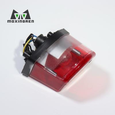 China Brake Stop Light Motorcycle Retro Red Tail Light Rear Bulb Lamp for sale