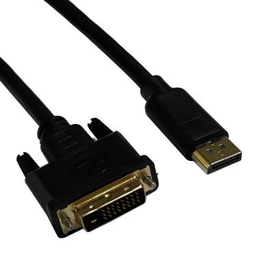 China COMPUTER DP to DVI Converter Attach DisplayPort Male to DVI D 24+1 Pin Male Monitor Display Adapter Cable for sale