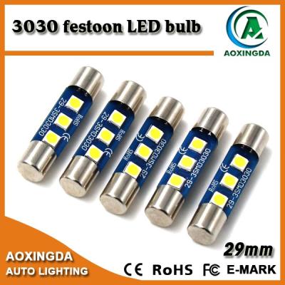 China 9~30V 3030 3W canbus 29mm festoon led bulb for vanity mirror or puddle car sun visor light 29mm for sale