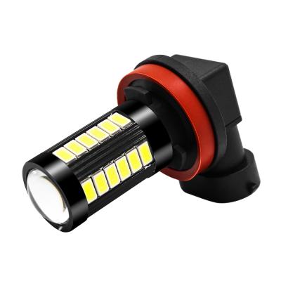 China 1200lm 5730 33 super bright smd H11 H8 H16 led fog light bulb AXD-H11-5730-33W for sale