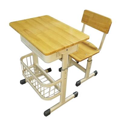 China Modern factory cheap school desk and chair study classroom simple adjustable desk and chair for sale