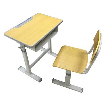 China Education University Classroom Furniture Desk Chair Modern Cheap School Furniture School Sets Apartment Study Desk for sale