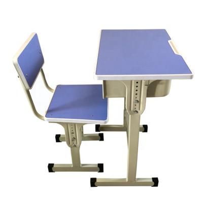 China Modern Hot Sale Kids Institution Study Table Chair Set High School Furniture Desks And Chairs for sale