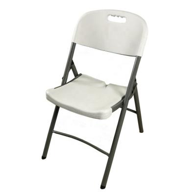 China Factory wholesale contemporary garden chair white metal foldable stackable outdoor portable plastic folding chairs for events wedding for sale