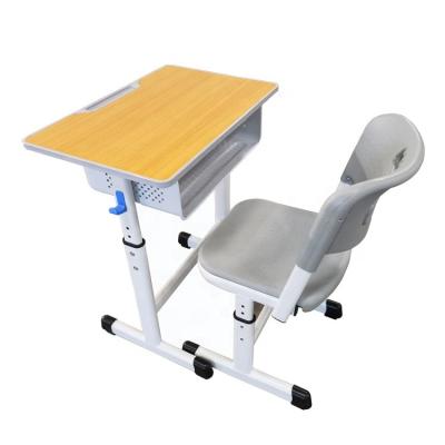 China RTS Factory High School Furniture Modern Single Desk And Student Chair Classroom Furniture 600*400 for sale