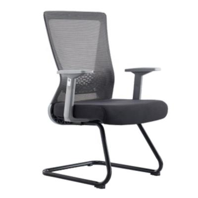 China (Size) High Quality Cheap Customized Adjustable Chair Simple And Comfortable Personal Computer Conference Office Chair Without Wheel for sale