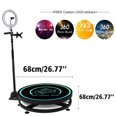 China Eco-friendly 360 Degree Auto Photo Booth Machine Wonder Ipad 360 Portable Slow Rotating Photo Booth Living for sale