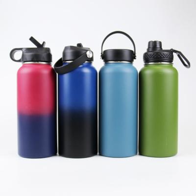 China PORTABLE Stainless Steel Thermal Water Bottle Food Grade Wall Vacuum Flask Custom Double Logo for sale