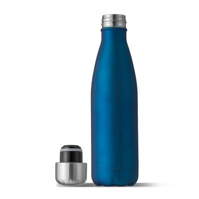 China Business Vacuum Double Wall Sport Stainless Steel Cola Shape Eco Friendly Thermo Beverage Insulated Water Bottle With Custom Logo for sale