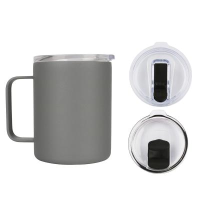 China Wholesale 350ml 18/8 PORTABLE Double Wall Stainless Steel Double Wall Tumbler Cups In Bulk With Handle for sale