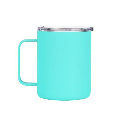 China PORTABLE Maker Hot Sale 20oz Vacuum Coffee Mug with Handle Stainless Steel Vacuum Insulated Travel Mug Car Warmer Mug for sale