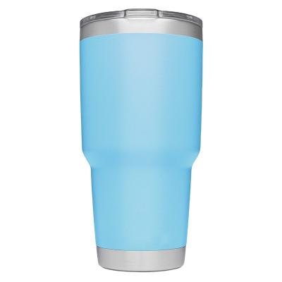 China PORTABLE Wholesale 18/8 Double Wall Stainless Steel Tumbler Cup 30oz Powder Coated Vacuum Insulated Tumbler for sale