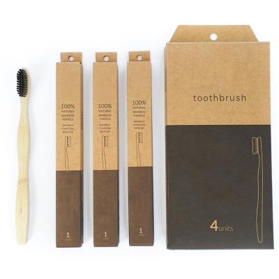 China Recyclable Custom Eco-Friendly Kraft Paper Toothpaste Toothbrush Package Bamboo Paper Boxes With Logo for sale