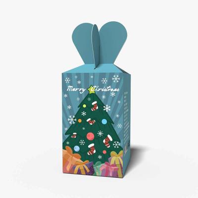 China Custom Paper Boxes Eco Friendly Recycled Materials LOGO Printed Love Foldable Colored Candy Packaging Box Halloween Gift for sale