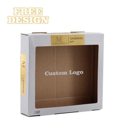 China 2022 New Low MOQ Logo Printing Food Grade Window Recyclable Custom Packaging Boxes Cardboard Paper Boxes For Pizza for sale