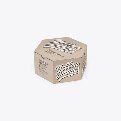 China Low MOQ Printing Candy Gift Recyclable Custom Packaging Box Hexagonal Kraft Paper Package Cardboard Paper Boxes for sale