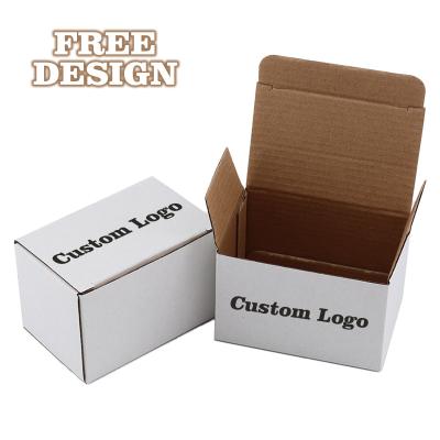 China 2022 New Low MOQ Recyclable Custom Design Printed Corrugated Packaging Box High Quality Paper Box For Candle for sale