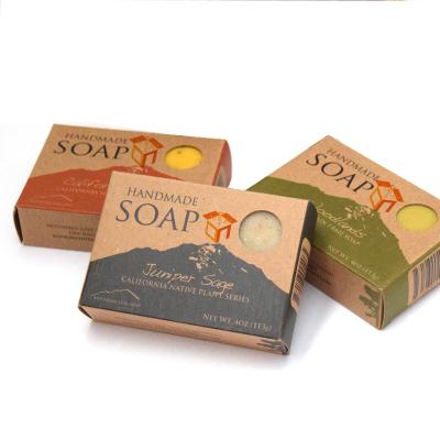 China Low MOQ Recyclable Custom Printed Soap Bar Fancy Paper Packaging Cardboard Box Packaging Printing for sale