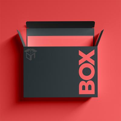 China Custom Logo Luxury Packaging Printing Recyclable Boxes Black Paper Cardboard Gift Boxes With PVC Window for sale