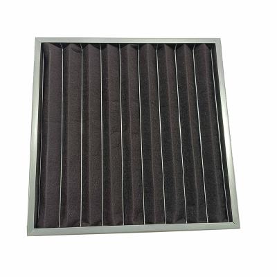 China Eco-Friendly 24x24x1 Customized Industrial Vocs Odor Removal AC Filters Activated Carbon Filters HVAC Washable Active Carbon Air Filter for sale