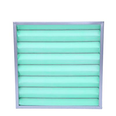 China China Eco-friendly Custom Supply High Quality With Good Price G4 Air Filter Double Metal Pleated Panel Air Filters By Primary File Washable for sale