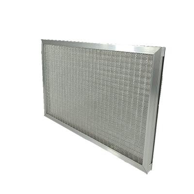 China Customized Durable Washable High Temperature Industrial Air Filter Eco-friendly Aluminum Frame Ventilation System AHU HVAC Primary Metal Mesh for sale