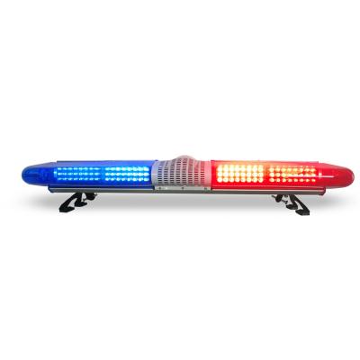 China All vehicles with DC12V/24V power source. 47.2 Inch Vehicle Roof Top Strobe Police Light Bar Warning Flashing Red Blue / Top Mount Police Hazard for sale