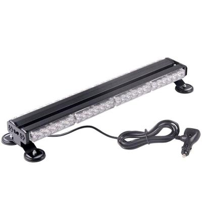 China PC Housing+ Aluminum Alloy Frame 24inch Double Side Vehicle Roof Strobe Light Bar 48 Emergency Led Warning Light with Magnets and Cigarette Plug 7 Flash Modes for sale