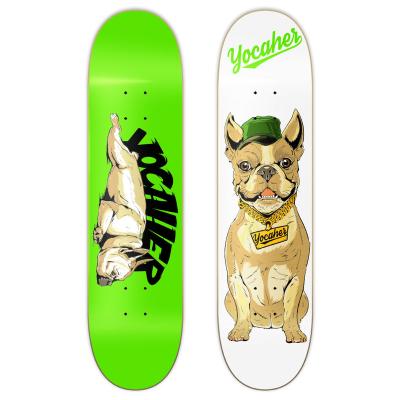 China Outdoor Recreational Sport White Skateboard Deck for sale