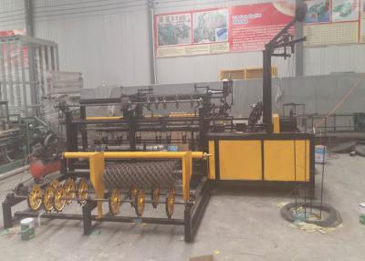 China Single Die Chain Link Mesh Machine , 120㎡/h 9.25KW Wire Mesh Fence Machine for sale