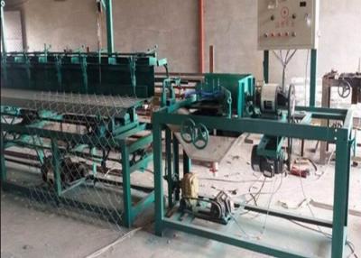 China PVC Coated Diamond Mesh Fencing Machine , Automatic Chain Link Machine 140㎡/H Capacity for sale